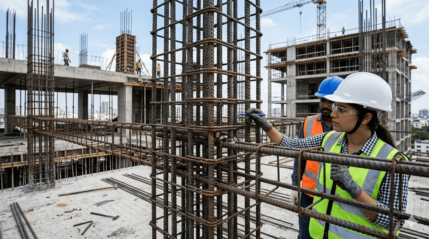 Seismic reinforcement detailing at beam-column joint