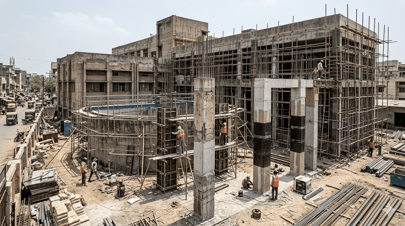 Building rehabilitation and retrofit work